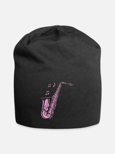 Saxophone Diamonds - Jersey-Beanie - Schwarz