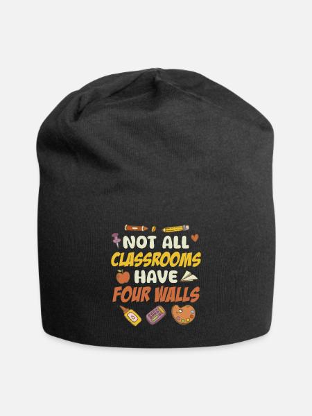 Not All Classrooms Have Four Walls Special - Jersey-Beanie - Schwarz