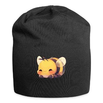 Bienen Biene - Jersey-Beanie - Schwarz - Vorne