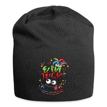 Carnival A Jeck Rarely Comes Alone Colorful - Jersey Beanie - black - Front