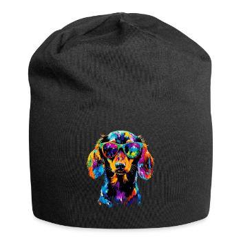 Dachshund, Dachshund, Miniature Dachshund, Dachshund Club, Dachshund - Jersey Beanie - black - Front