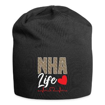 Life as a nursing home administrator - Jersey Beanie - black - Front