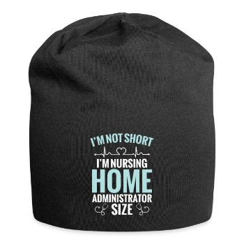 Ich Bin Nicht Klein, Ich Bin - Jersey-Beanie - Schwarz - Vorne