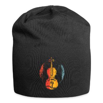 Violon Style BD - Bonnet en jersey - noir - Devant