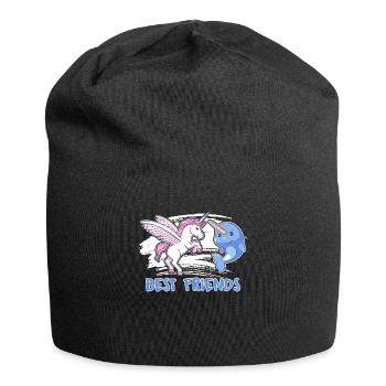 Narwhal Funny Narwhal Unicorn - Jersey Beanie - black - Front