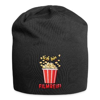 Carnival I'm Cinematic Popcorn Fun - Jersey Beanie - black - Front
