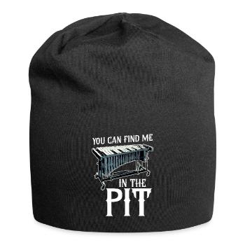 Vibraphone You Can Find Me In The Pit - Jersey Beanie - black - Front