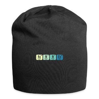 Runner Periodic Table Chart - Jersey Beanie - black - Front