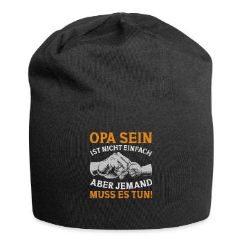 Grandpa, Grandpa, Grandpa, Grandpapa - Jersey Beanie - black - Front