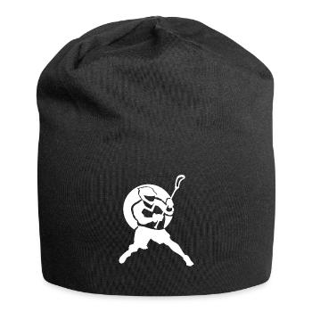 Lacrosse Spieler Logo - Jersey-Beanie - Schwarz - Vorne