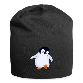 Cute Penguin - Jersey Beanie - black - Front