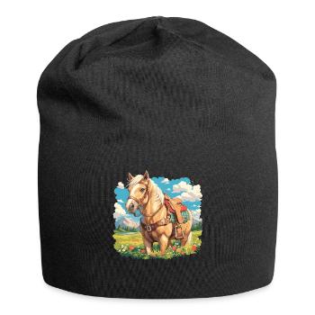Chevaux Cheval - Bonnet en jersey - noir - Devant