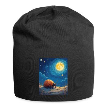 Isopod Owner Entomologist Rollie Pollie Lover Pill - Jersey-Beanie - Schwarz - Vorne