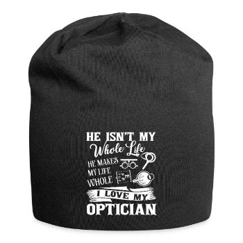 Optician I Love My Optician - Jersey Beanie - black - Front