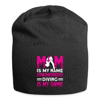Wassersport Sprungbrett Taucher - Jersey-Beanie - Schwarz - Vorne