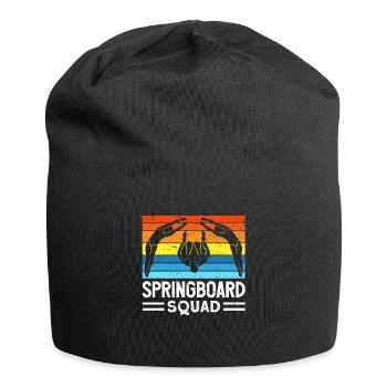 Water Sports Springboard Diver - Jersey Beanie - black - Front