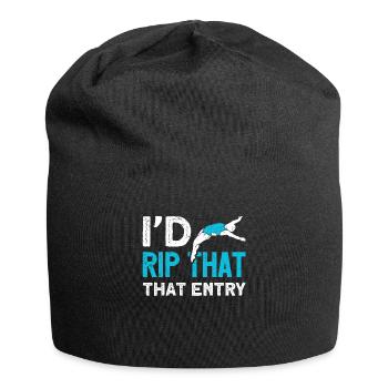 Water Sports Springboard Diver - Jersey Beanie - black - Front