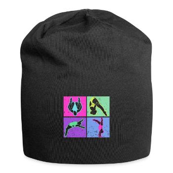 Water Sports Springboard Diver - Jersey Beanie - black - Front