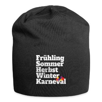 Carnaval Cinquième saison Kölsch Fastelovend Cologne - Bonnet en jersey - noir - Devant