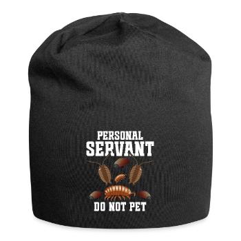 Rollie Pollie Enthusiast Isopod Pill bug - Jersey-Beanie - Schwarz - Vorne