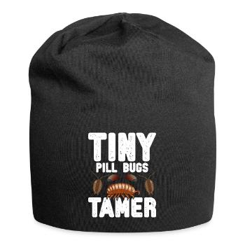 Rollie Pollie Owner Isopod Lover Pill bug - Jersey-Beanie - Schwarz - Vorne