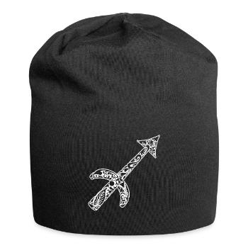 Sagittarius Zodiac Horoscope - Jersey Beanie - black - Front
