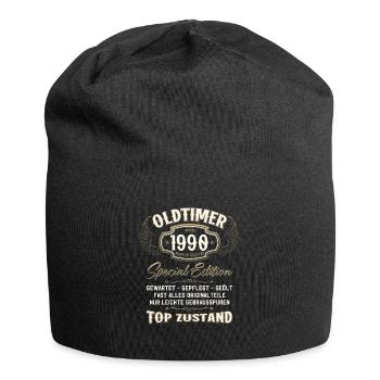 35. Geburtstag Oldtimer Januar 1990 Jahrgang 90 - Jersey-Beanie - Schwarz - Vorne