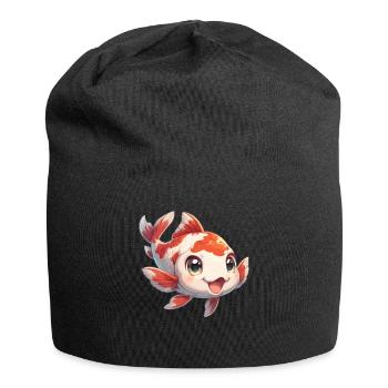 Koi Koi Carp - Jersey Beanie - black - Front