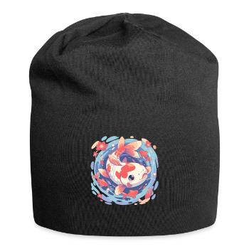 Koi Koi Carp - Jersey Beanie - black - Front