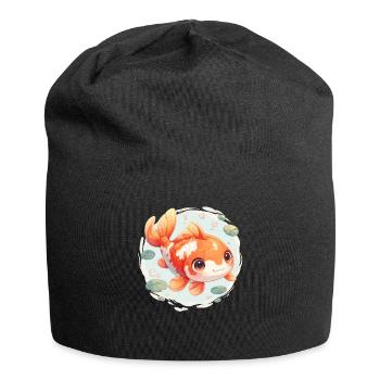 Koi Koi Carp - Jersey Beanie - black - Front