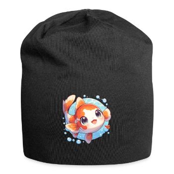Koi Koi Carp - Jersey Beanie - black - Front
