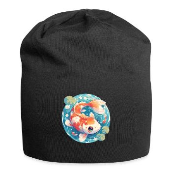 Koi Koi Carp - Jersey Beanie - black - Front