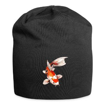 Koi Koi Carp - Jersey Beanie - black - Front