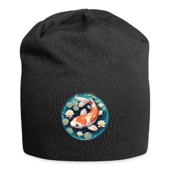 Koi Koi Carp - Jersey Beanie - black - Front