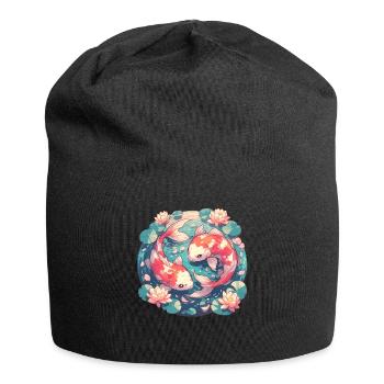 Koi Koi Carp - Jersey Beanie - black - Front