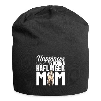 Haflinger Mom Outfit for Women Horse Riding - Jersey Beanie - black - Front
