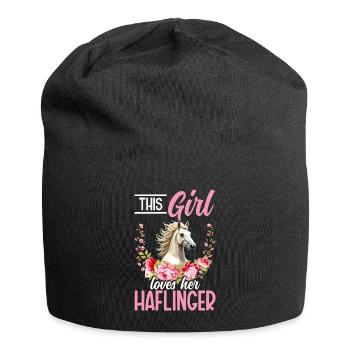 Horse Riding Outfit for Women Equestrian Horse - Jersey Beanie - black - Front