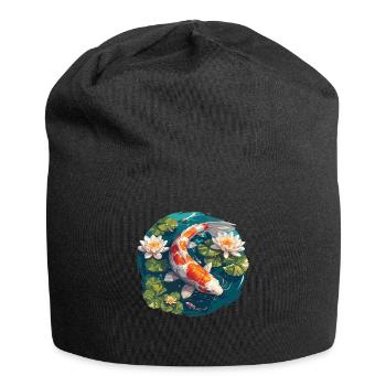 Koi Koi Carp - Jersey Beanie - black - Front