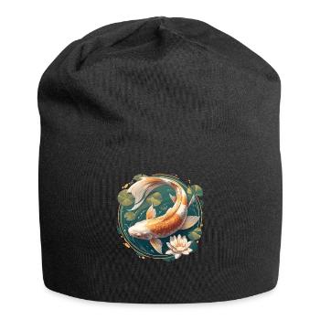Koi Koi Carp - Jersey Beanie - black - Front