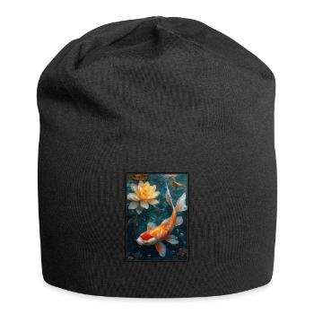 Koi Koi Carp - Jersey Beanie - black - Front