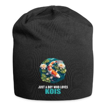 Koi Koi Carpe - Bonnet en jersey - noir - Devant