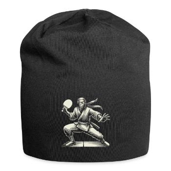 Ninja Table Tennis Fighter Ping Pong Master - Jersey Beanie - black - Front
