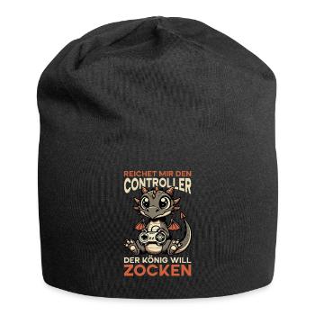 Il me tend la manette que le roi veut jouer - Bonnet en jersey - noir - Devant