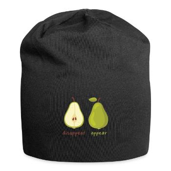 Disappear Appear Funny Pears - Jersey Beanie - black - Front