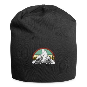 Bigfoot Mountain Bike – Fun MTB Design - Jersey Beanie - black - Front