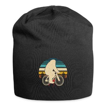 Bigfoot Mountain Bike – Fun MTB Design - Jersey Beanie - black - Front