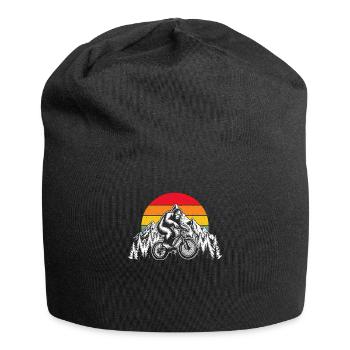 Bigfoot Mountain Bike – Fun MTB Design - Jersey Beanie - black - Front
