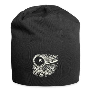 Fiery Table Tennis Racket for Dynamic Games - Jersey Beanie - black - Front