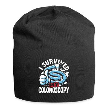 Diagnostic endoscopie, coloscopie - Bonnet en jersey - noir - Devant