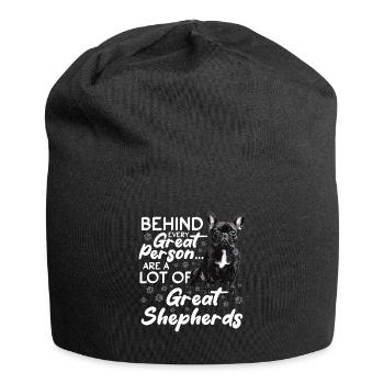 Bouledogue français Frenchie Propriétaire de chien - Bonnet en jersey - noir - Devant